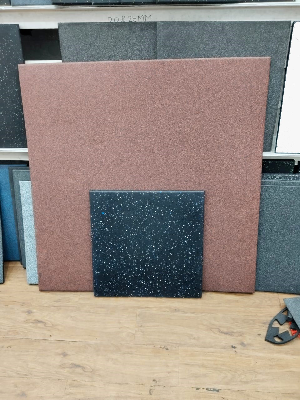 One Meter by One Meter Rubber Tile