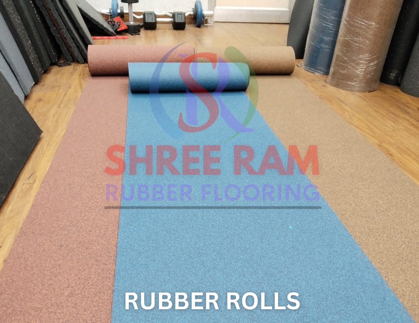 Colored Rubber Roll in India