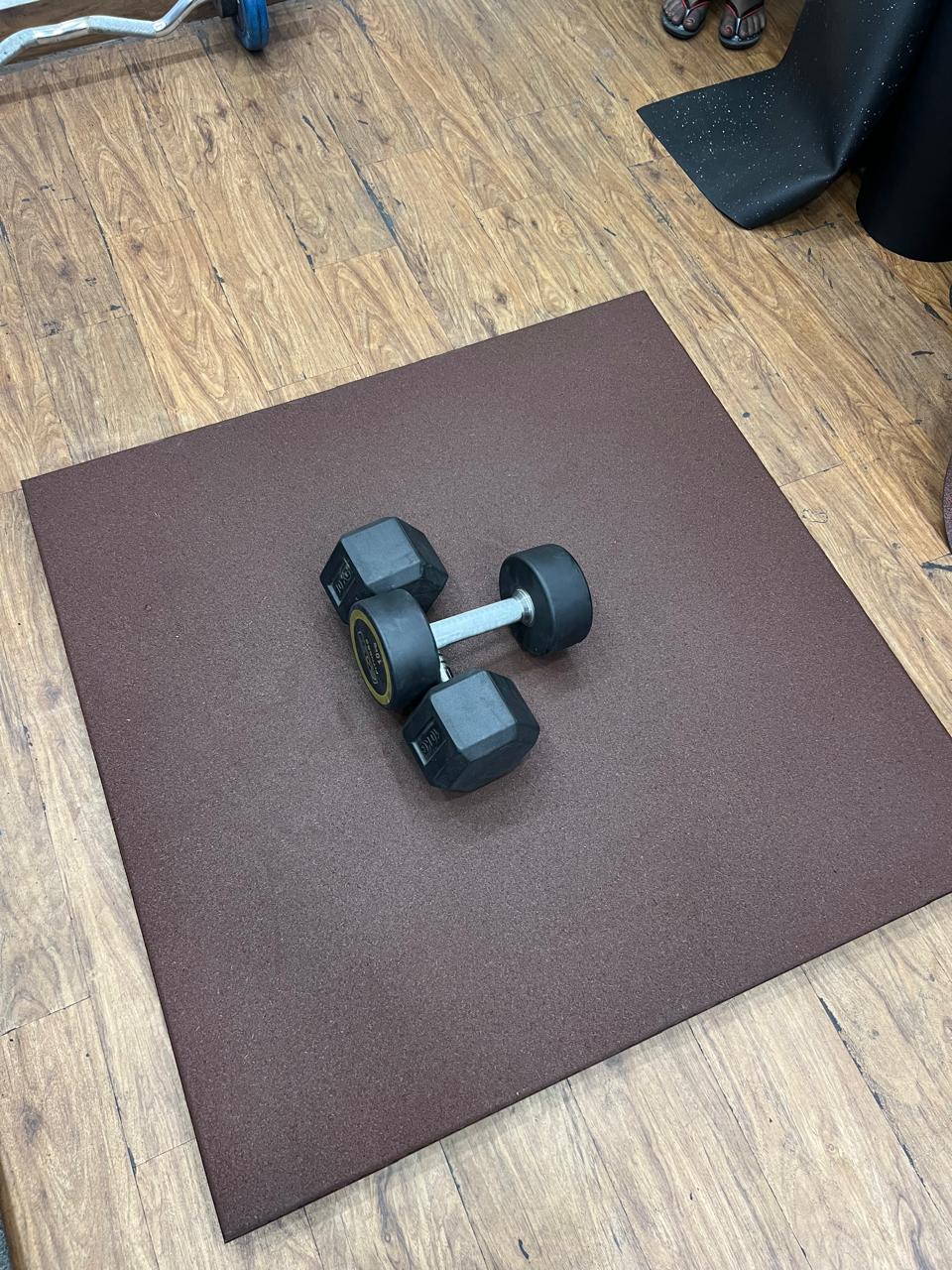 One Meter by One Meter Rubber Tile