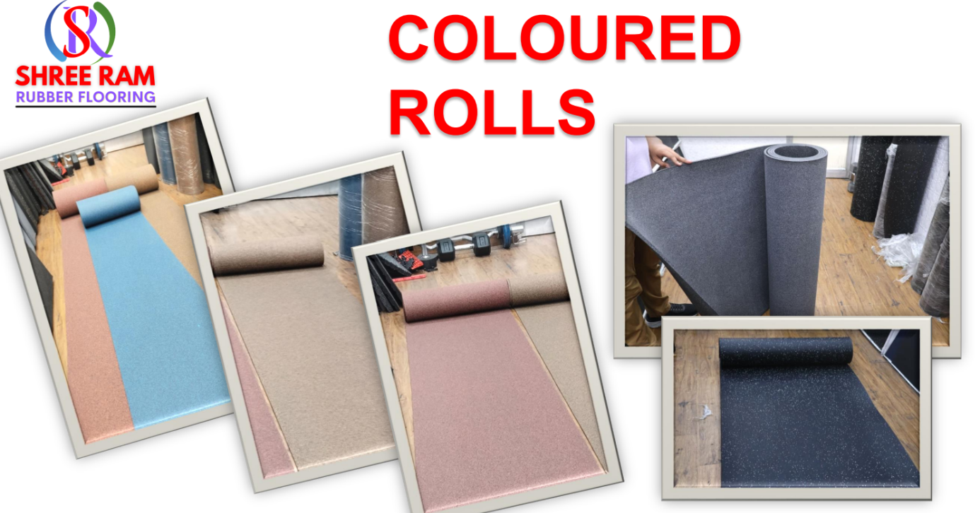 Colored Rubber Roll in India